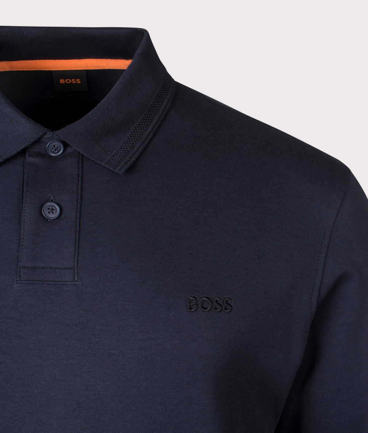 Regular Fit Pe Interlock Long Sleeve Polo Shirt
