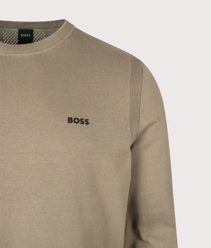 Regular Fit Ever-X Crew Neck Knitted Jumper