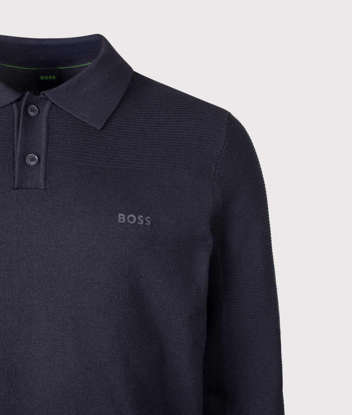 Regular Fit Long Sleeve Momentum X Knitted Polo Shirt
