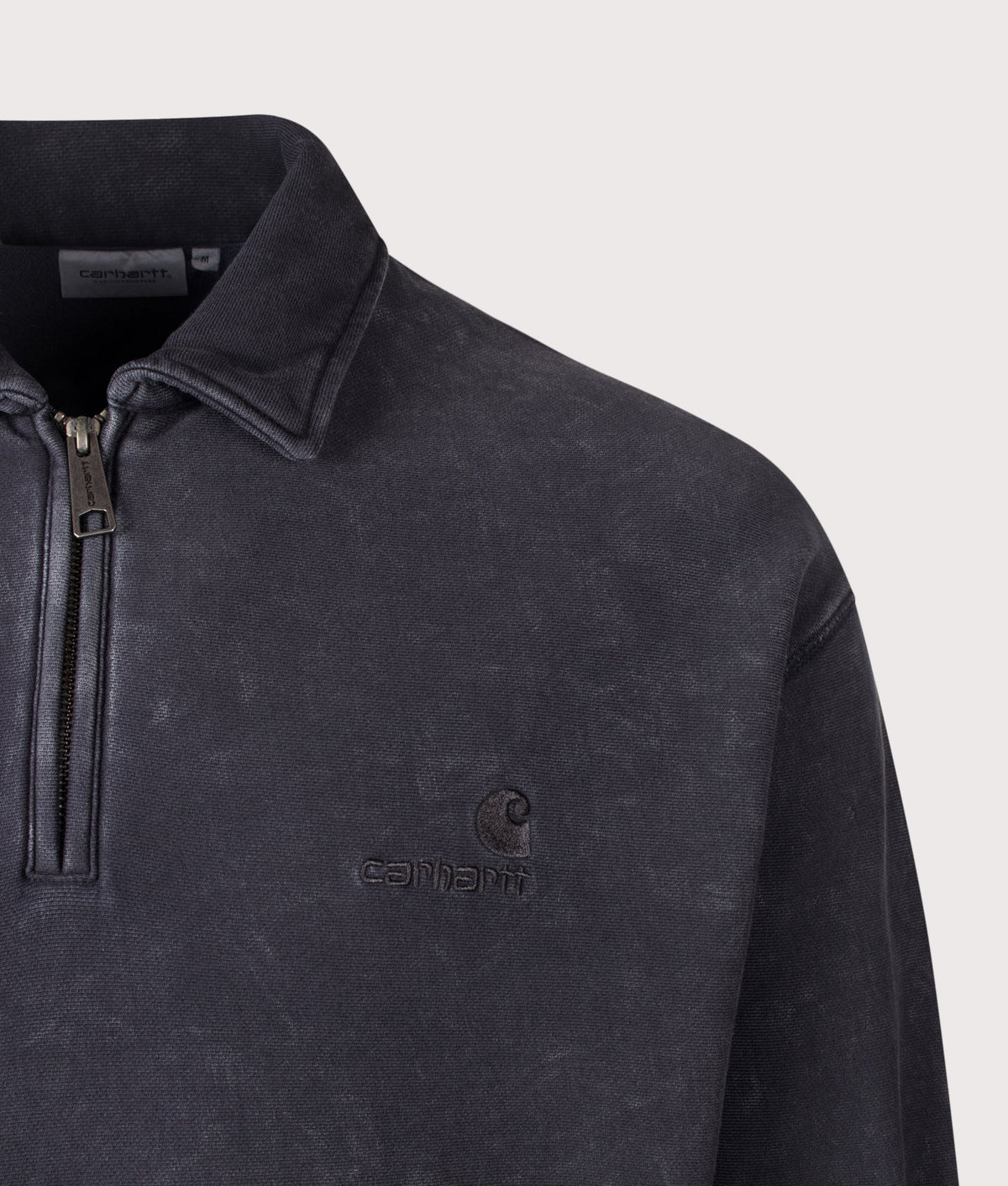Boxy Loose Fit Lambert Polo Neck Sweatshirt