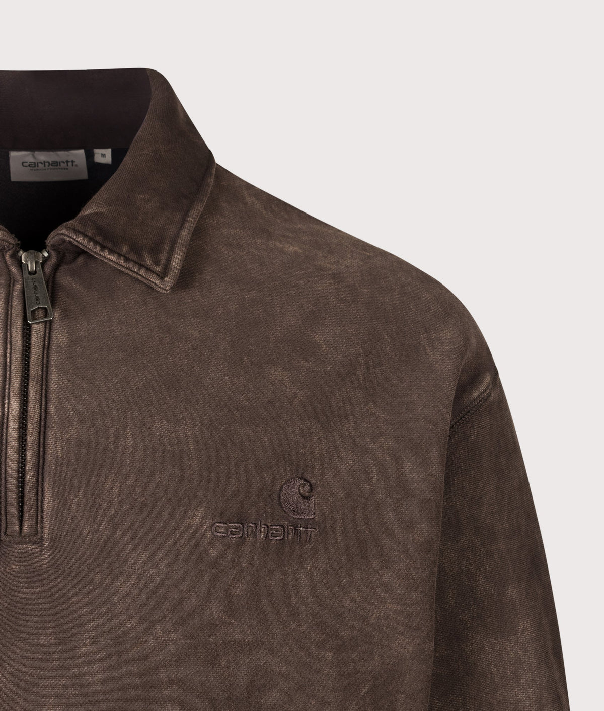 Boxy Loose Fit Lambert Polo Neck Sweatshirt