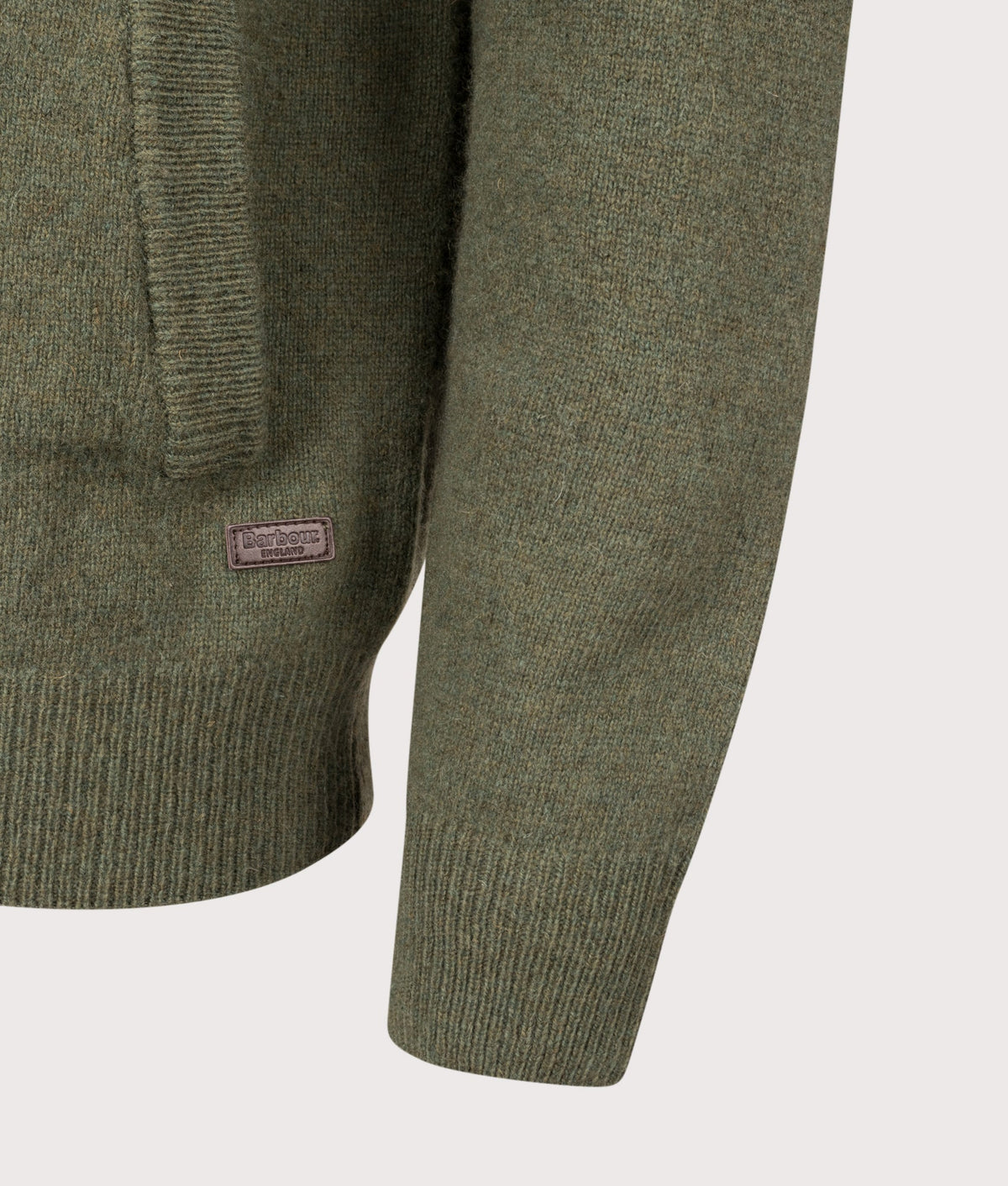 Essential Patch Zip Through Knitted Jumper