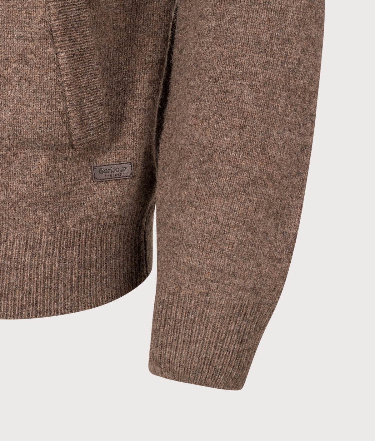 Essential Patch Zip Through Knitted Jumper
