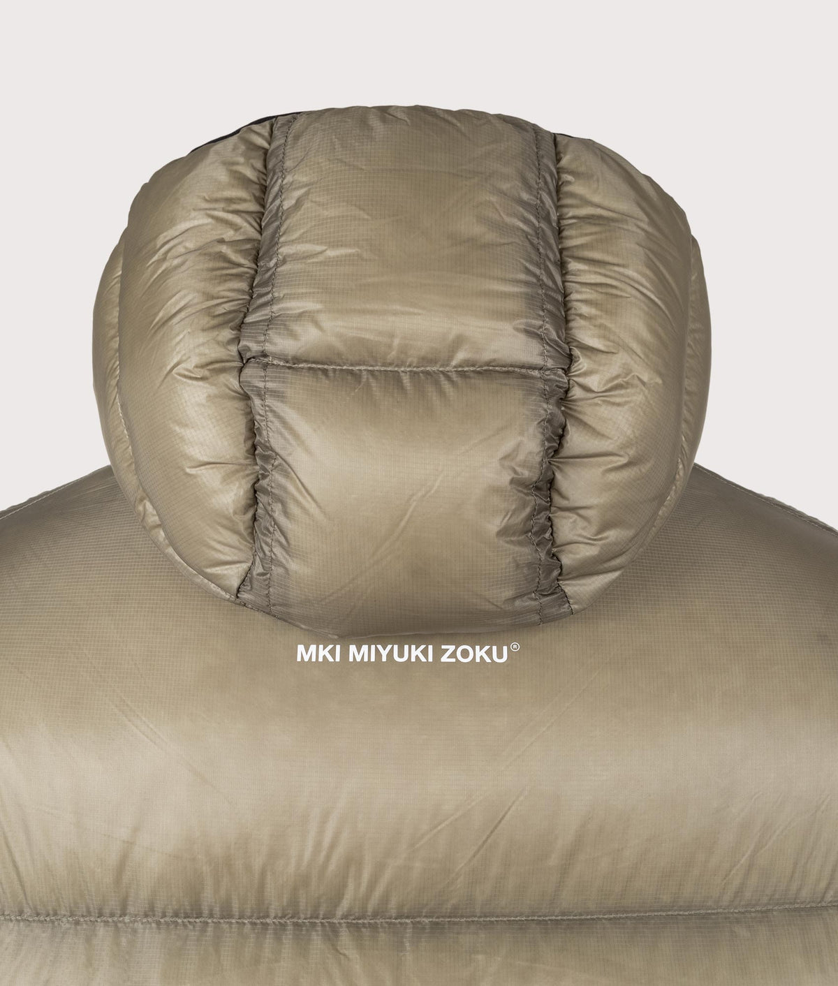Translucent Hooded Bubble Jacket