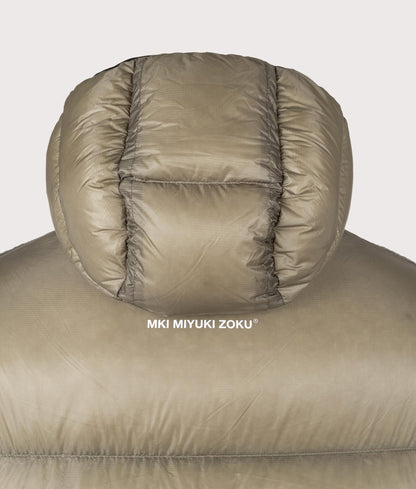 Translucent Hooded Bubble Jacket