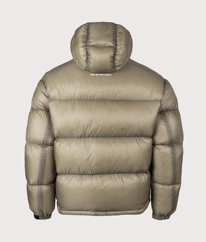 Translucent Hooded Bubble Jacket