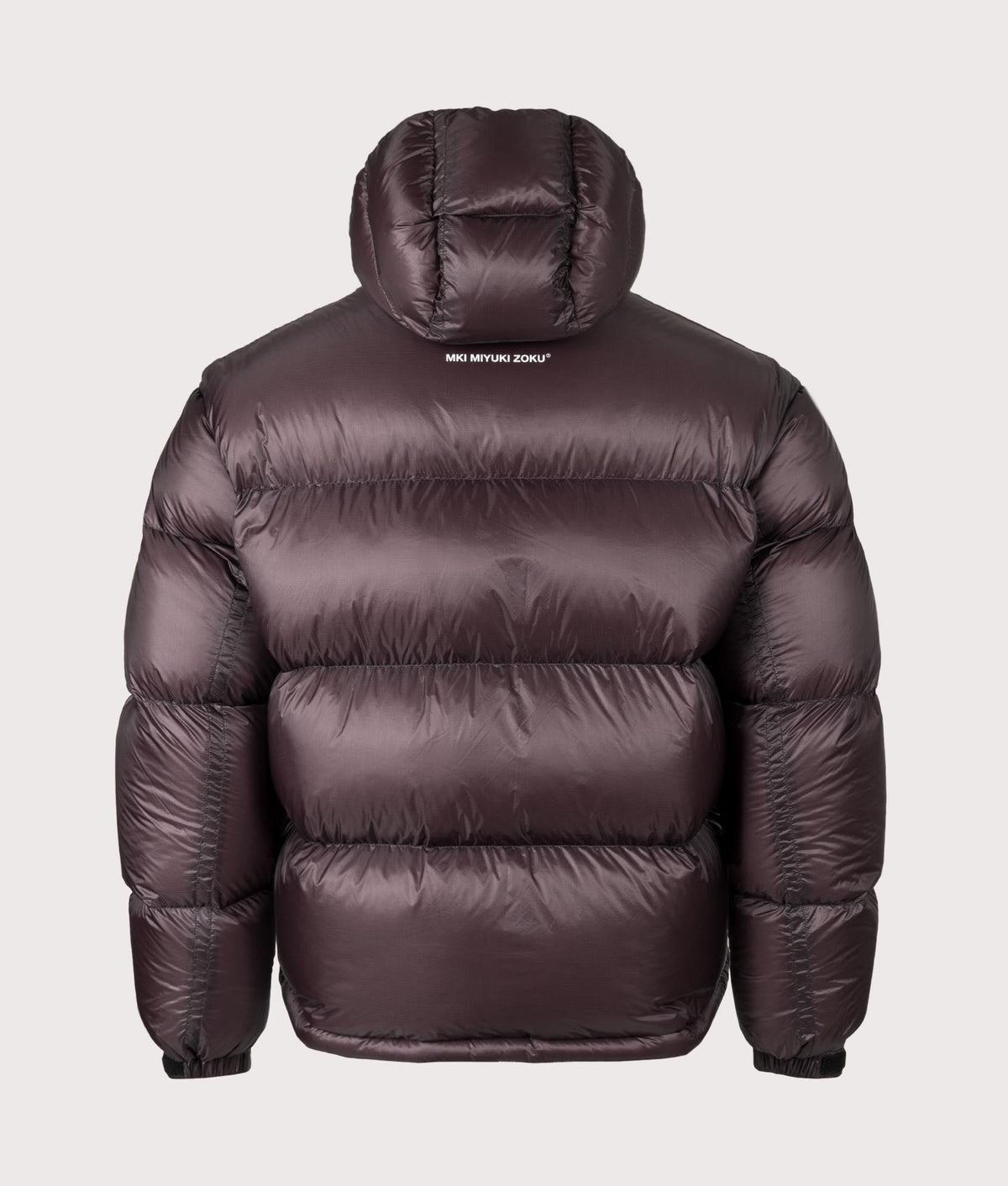 Translucent Hooded Bubble Jacket