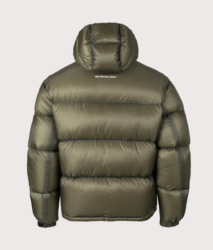 Translucent Hooded Bubble Jacket