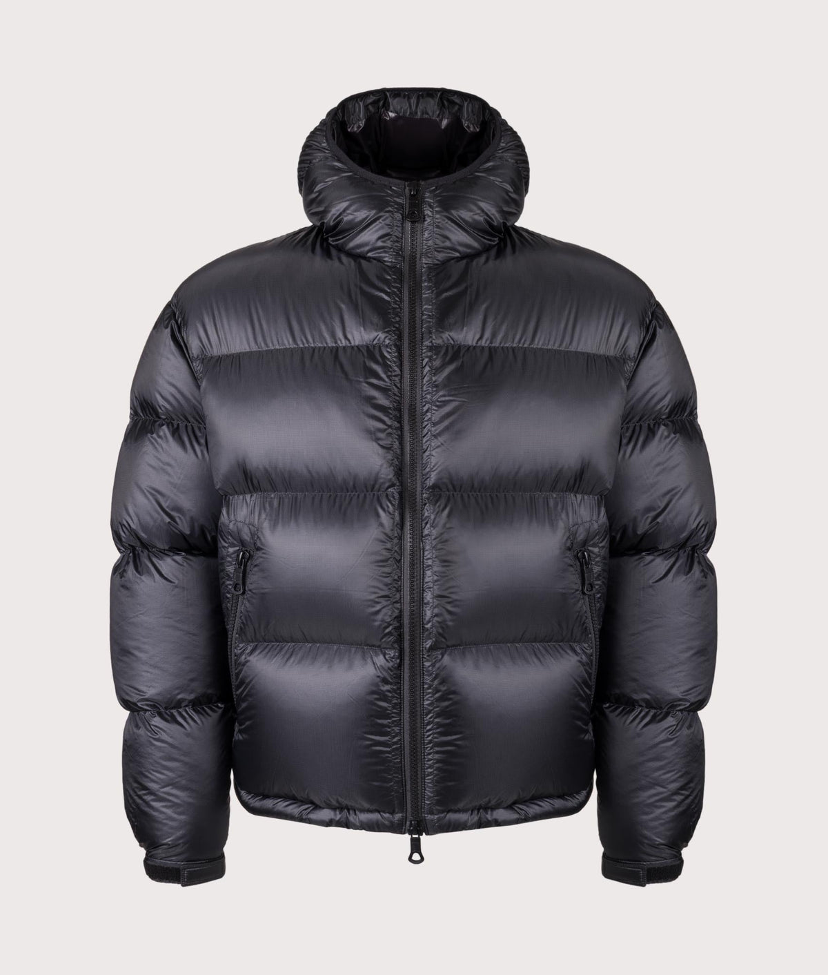 Translucent Hooded Bubble Jacket