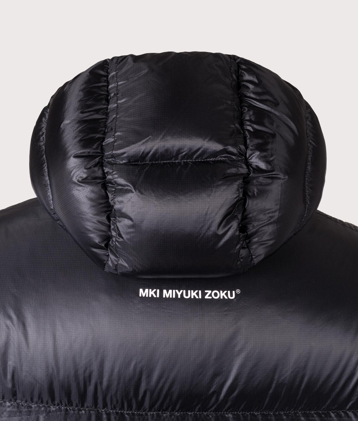 Translucent Hooded Bubble Jacket