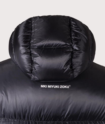 Translucent Hooded Bubble Jacket