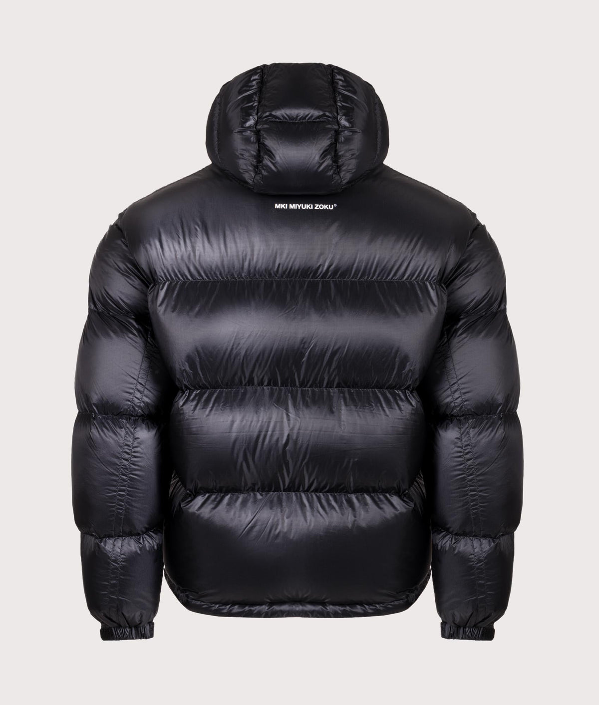 Translucent Hooded Bubble Jacket