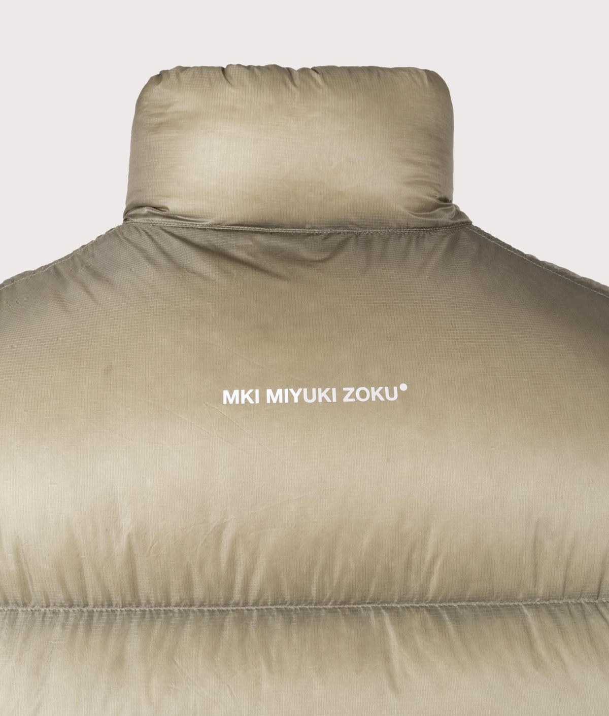Translucent Funnel Neck Bubble Jacket