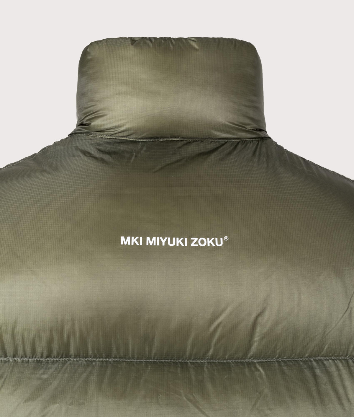 Translucent Funnel Neck Bubble Jacket