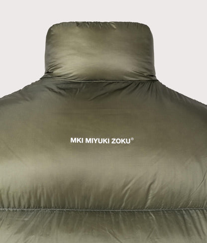 Translucent Funnel Neck Bubble Jacket