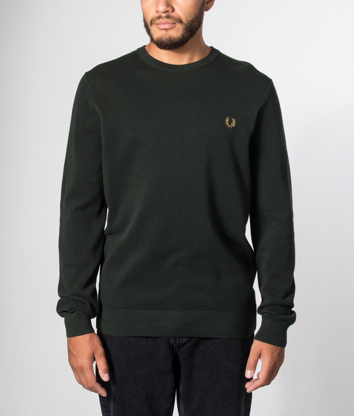 Regular Fit Piqué Stitch Jumper