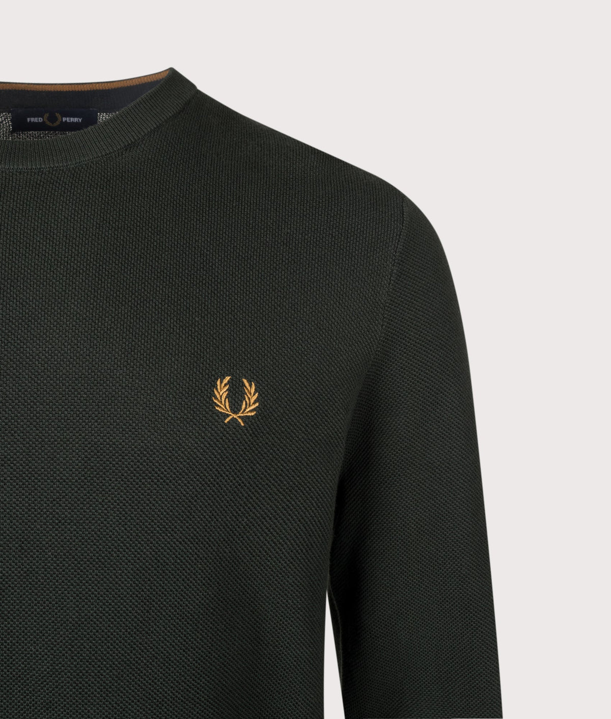 Regular Fit Piqué Stitch Jumper