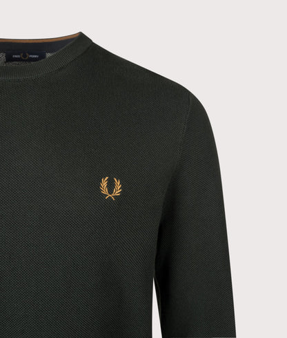 Regular Fit Piqué Stitch Jumper