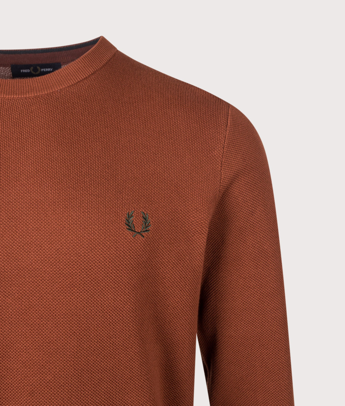 Regular Fit Piqué Stitch Jumper