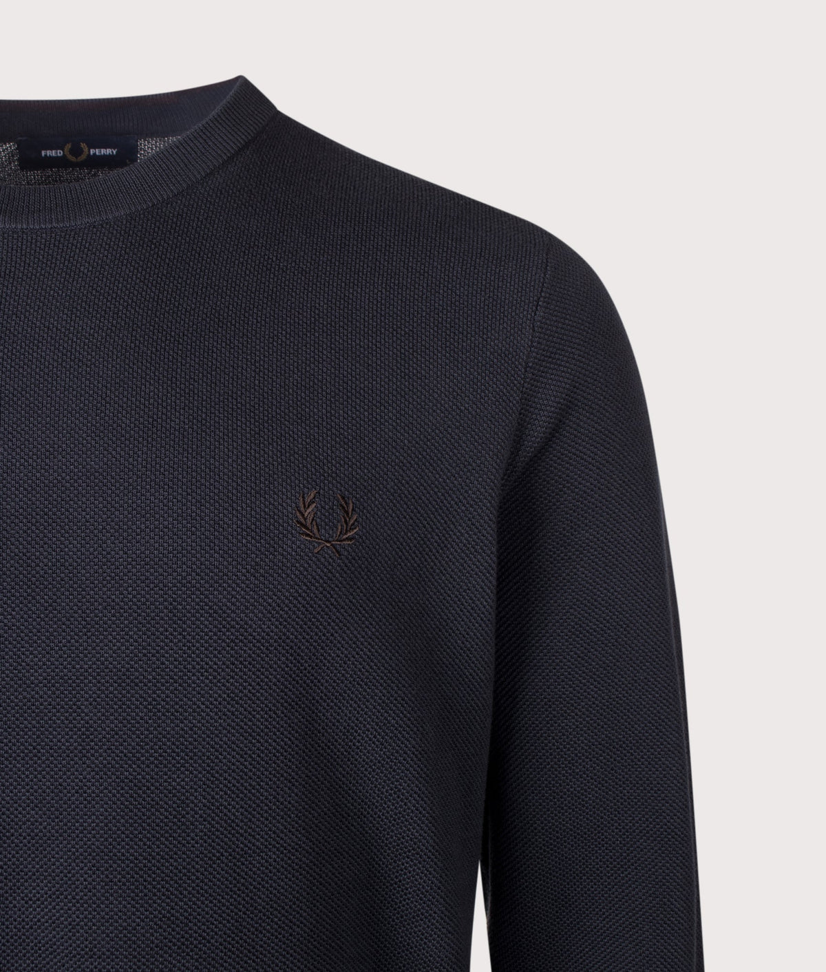Regular Fit Piqué Stitch Jumper