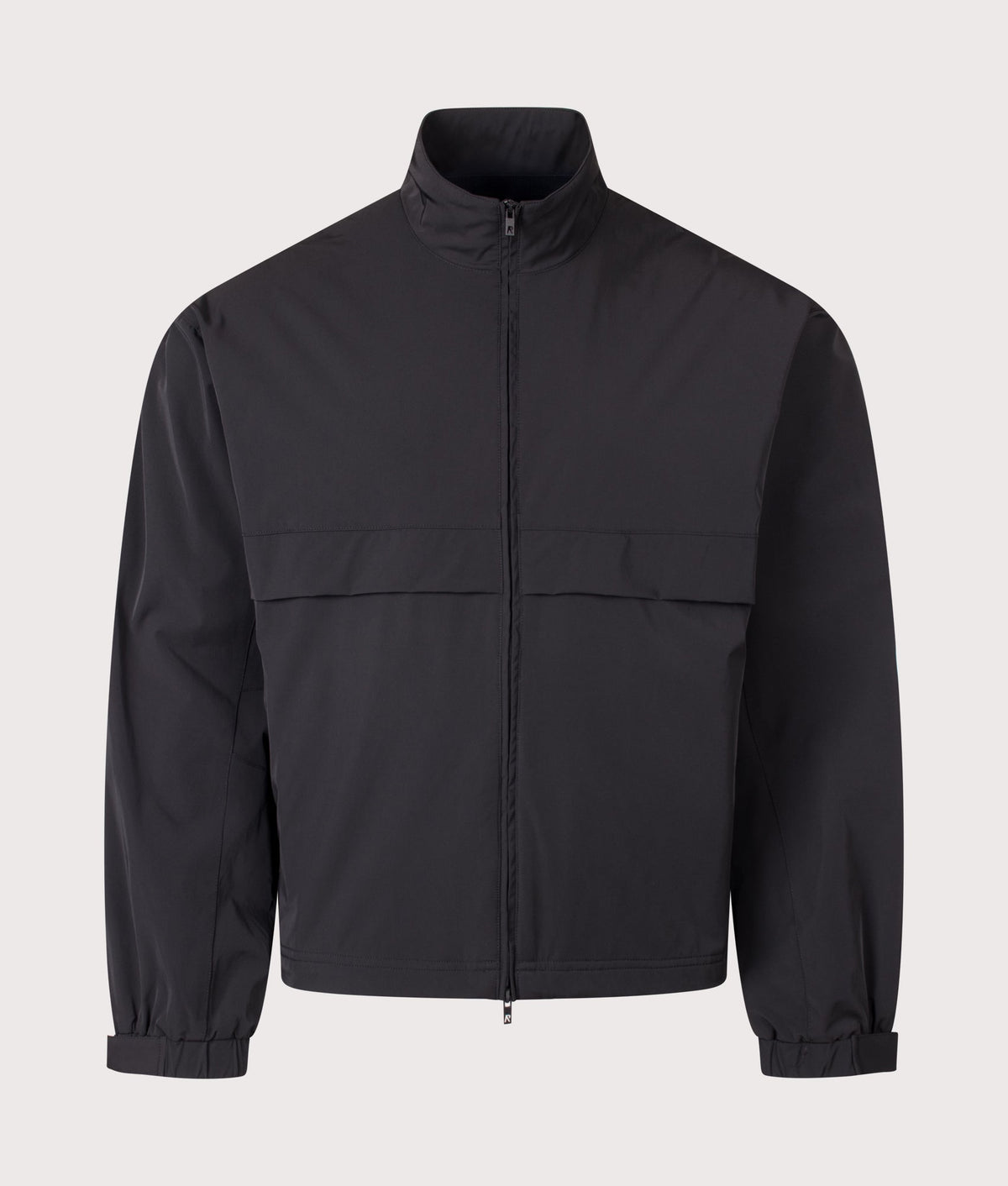 Oversized Initial Nylon Track Jacket