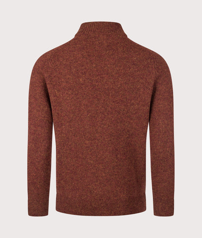 Regular Fit Talder Zip Through Jumper