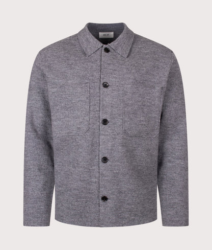 Jonas Boiled Wool Overshirt