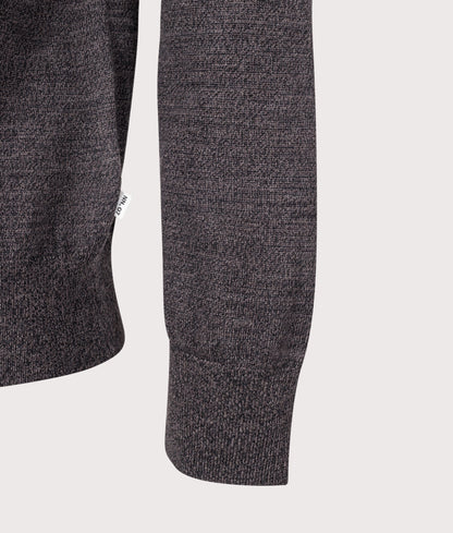 Emerson Long Sleeve Wool Knitted Polo Shirt