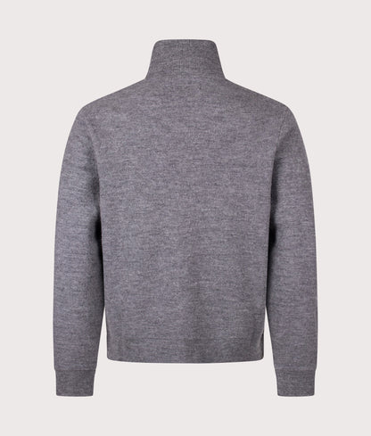 Boiled Zip Through Knit Jumper