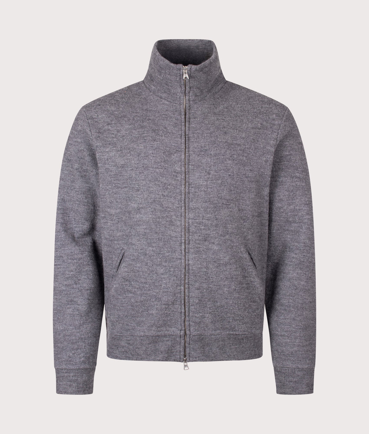 Boiled Zip Through Knit Jumper