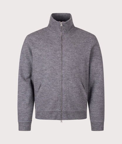 Boiled Zip Through Knit Jumper
