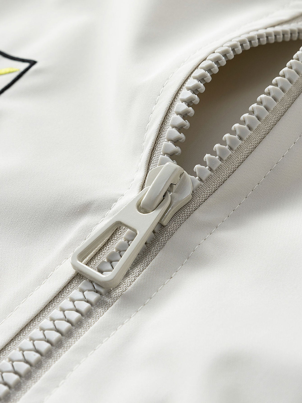 Icon Letter Embroidery Racing Jacket