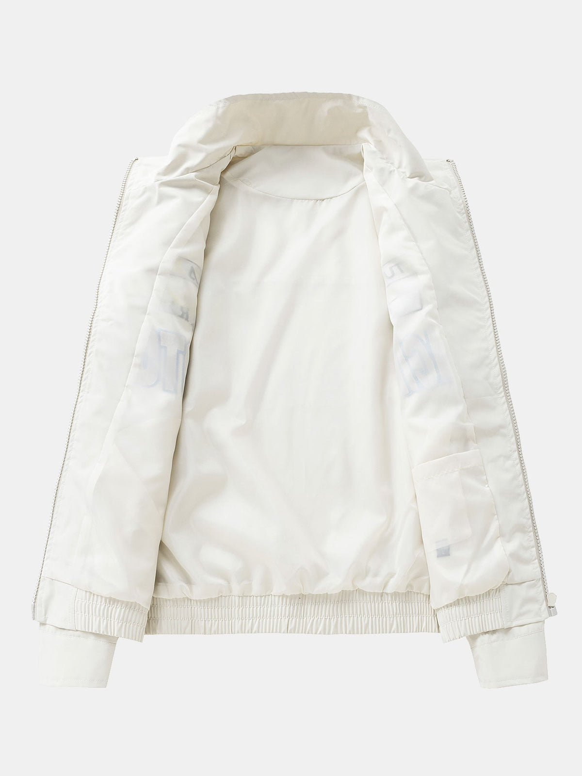 Icon Letter Embroidery Racing Jacket