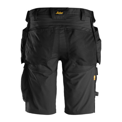 Snickers 6141 Holster Pocket Shorts, Black