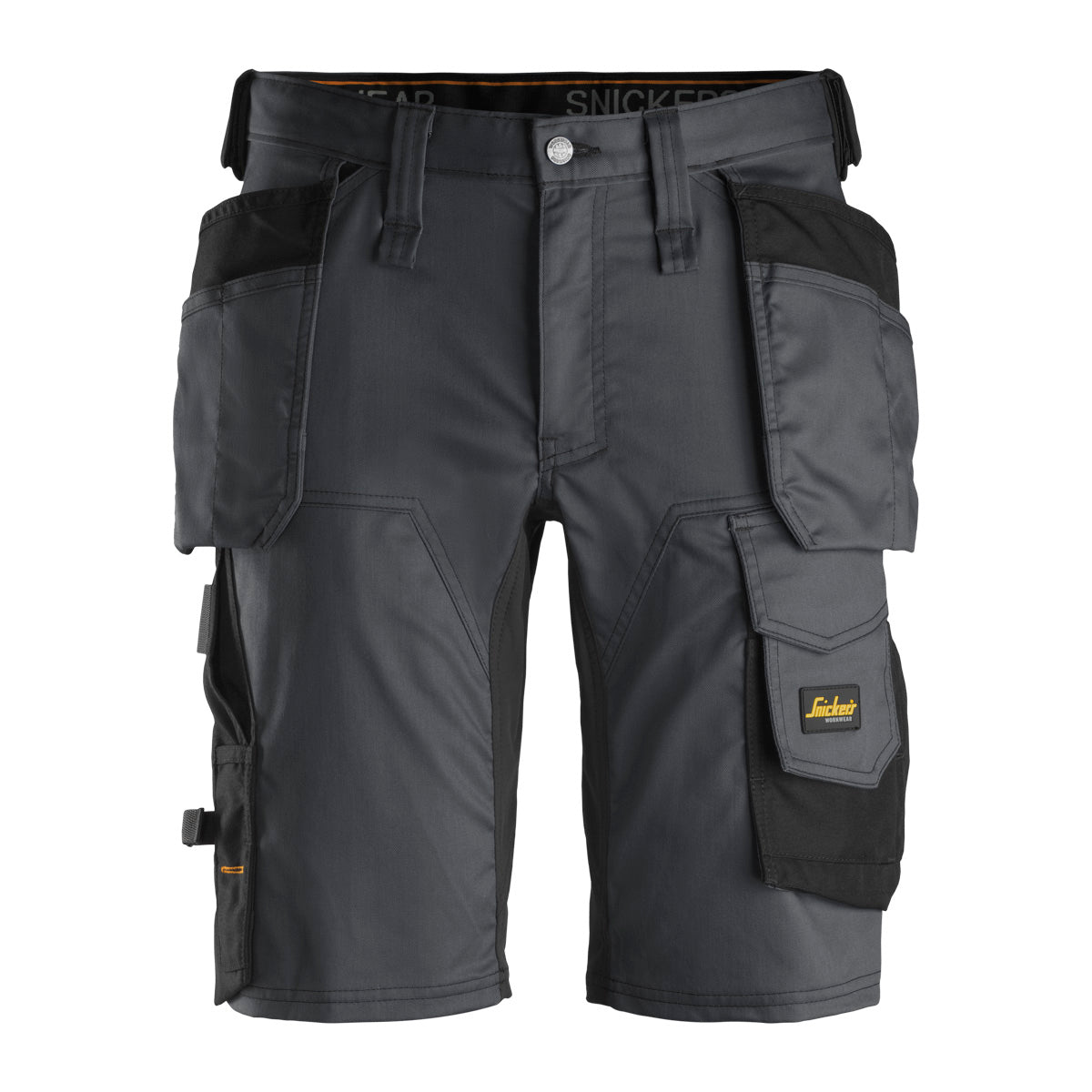 Snickers 6141 Holster Pocket Shorts, Steel Grey Black