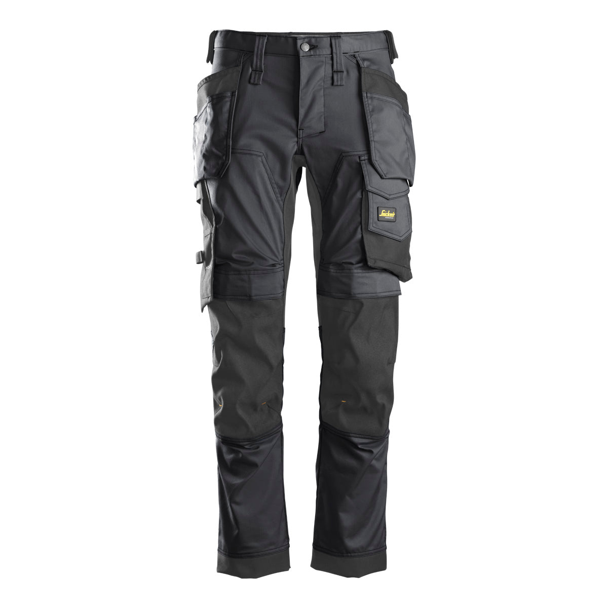 Snickers 6241 Stretch Holster Trousers, Steel Grey Black