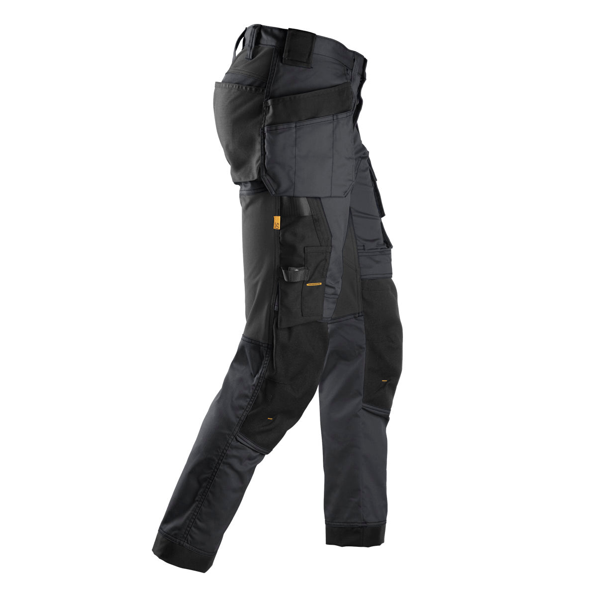 Snickers 6241 Stretch Holster Trousers, Steel Grey Black