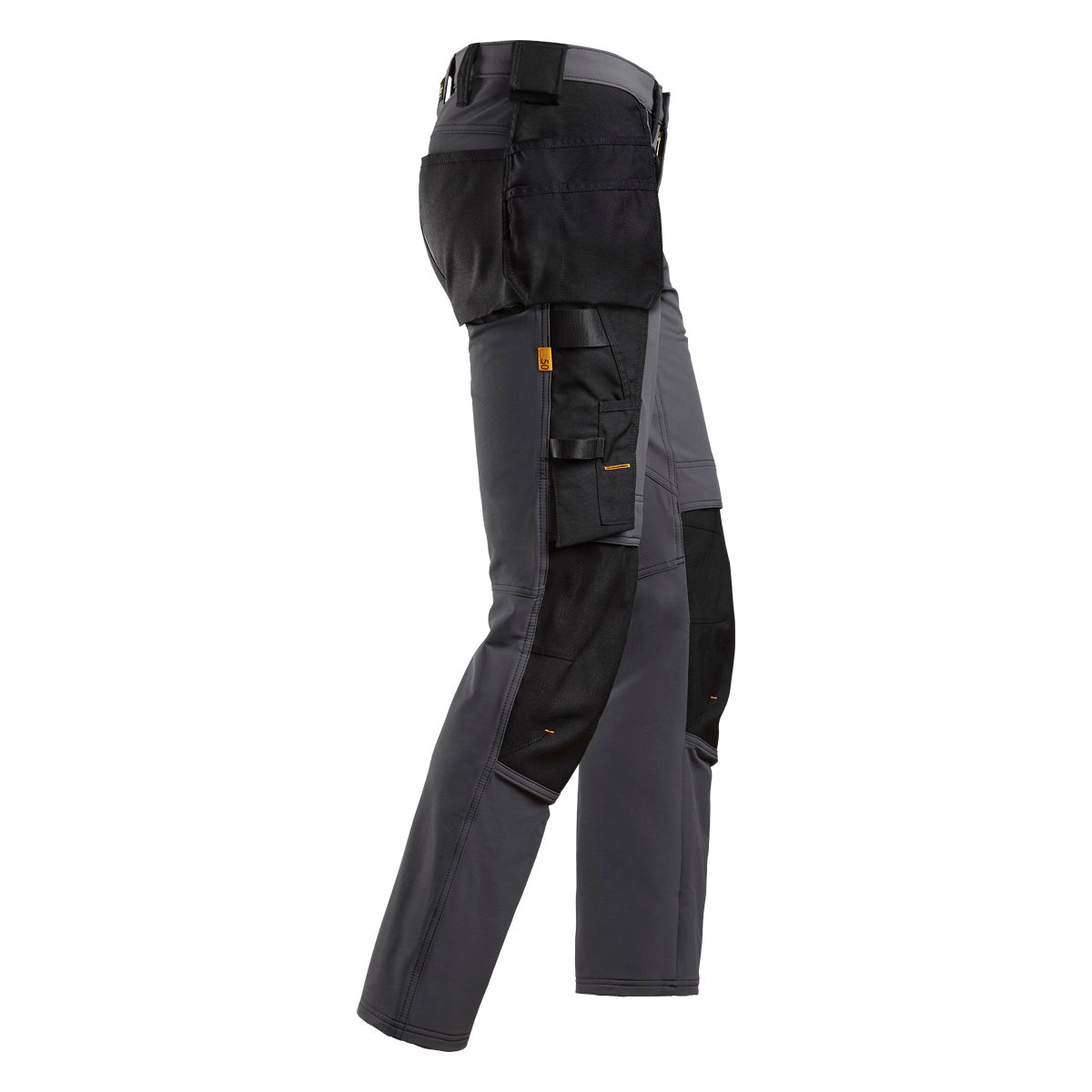 Snickers 6271 Full Stretch Trousers, Steel Grey Black