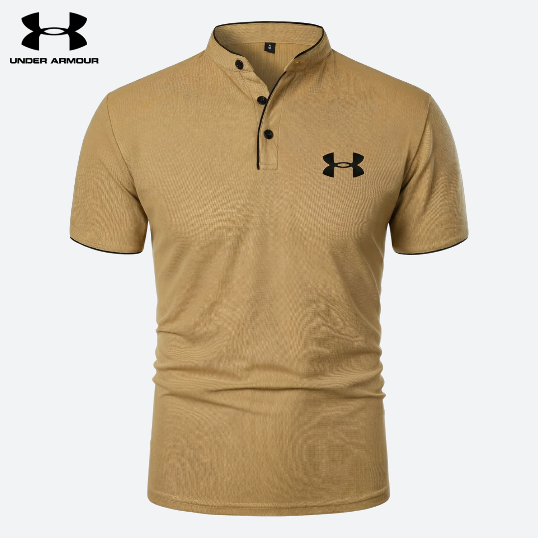 UA™ | Polo Homme Technique Col Mao Liseré
