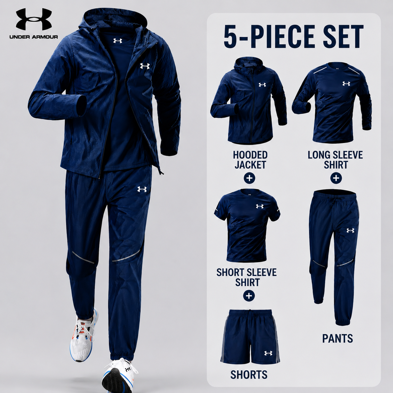 Premium five-piece casual suit