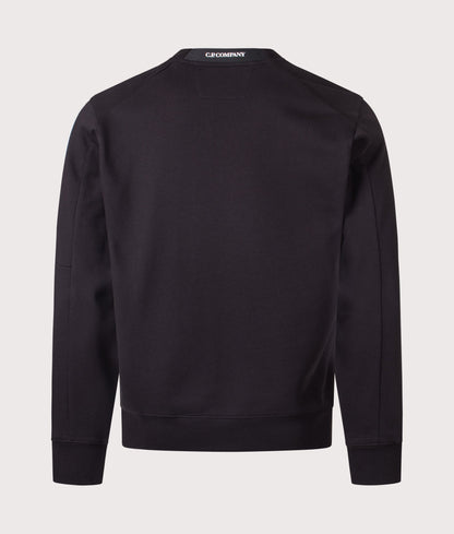 Diagonal Raised Fleece Lens Sweatshirt
