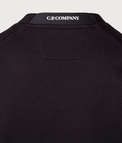 Diagonal Raised Fleece Lens Sweatshirt