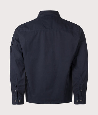 Organic Gabardine Zipped Lens Overshirt
