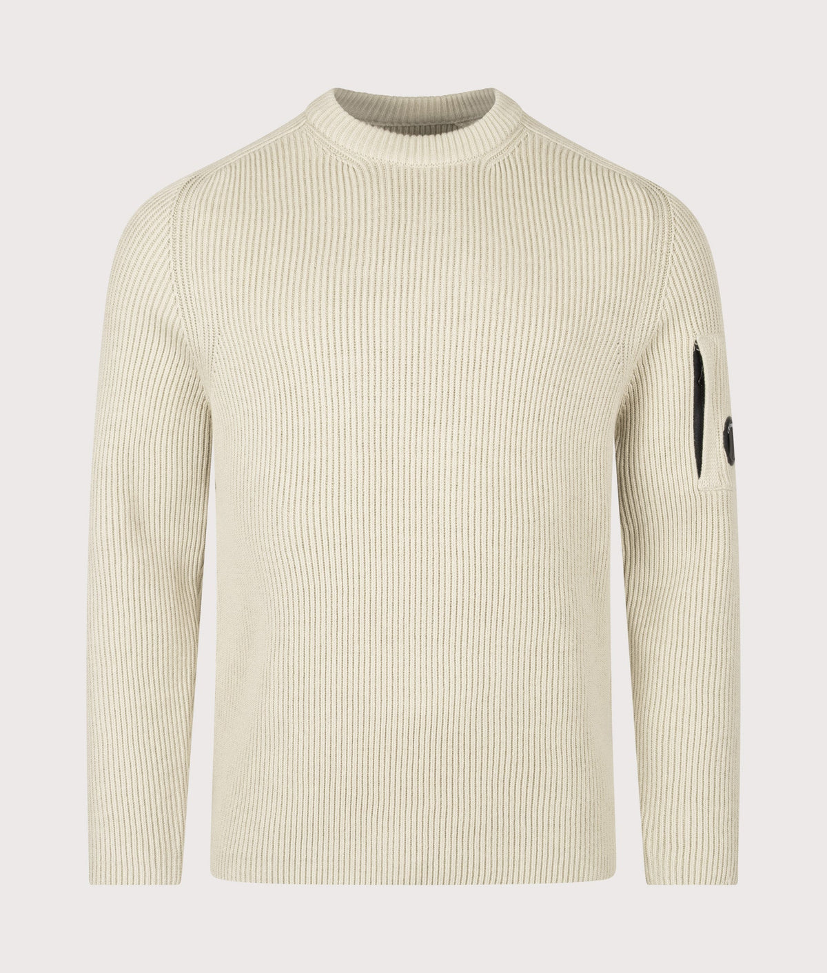 Full Rib Cotton Crewneck Lens Jumper