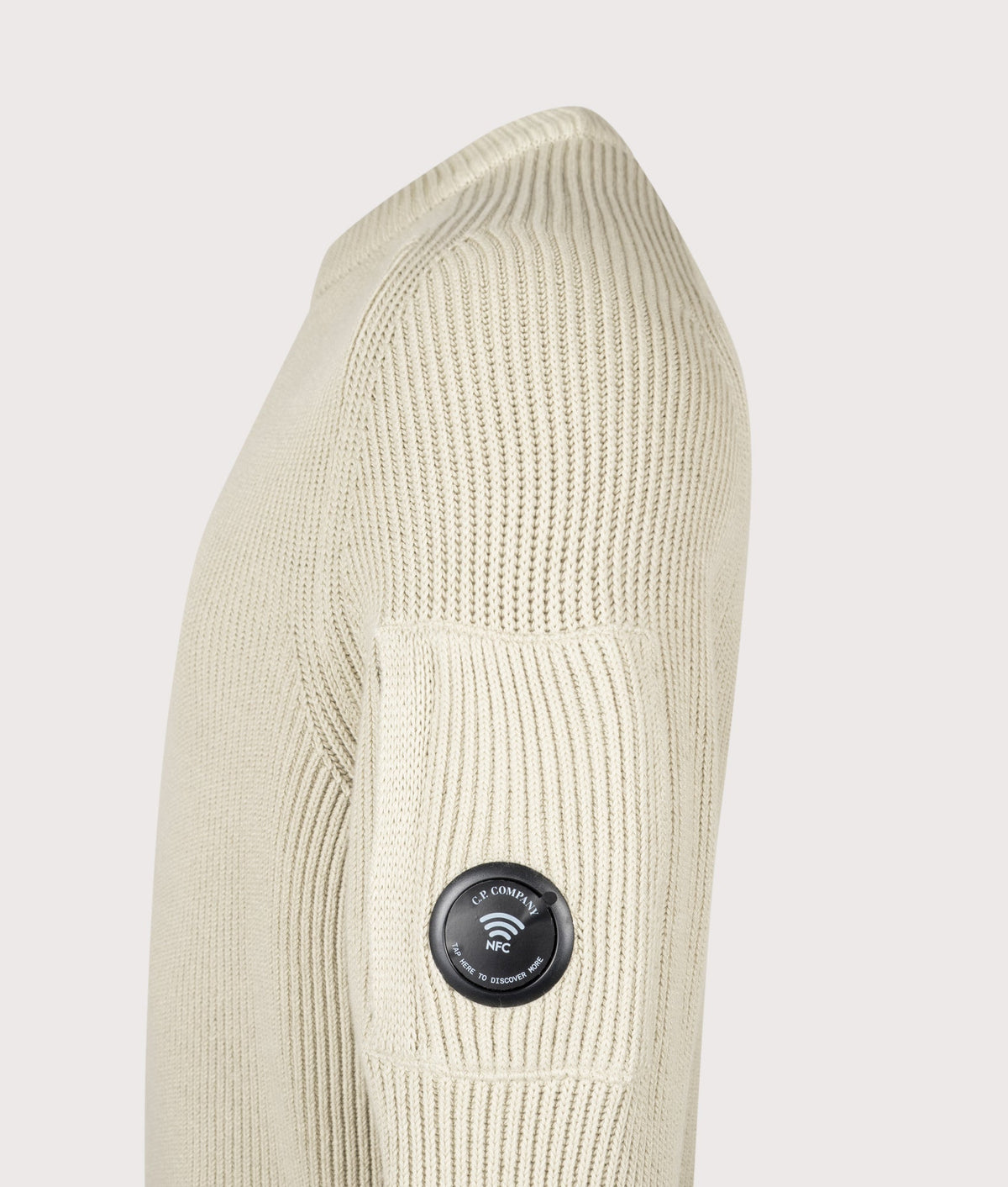 Full Rib Cotton Crewneck Lens Jumper