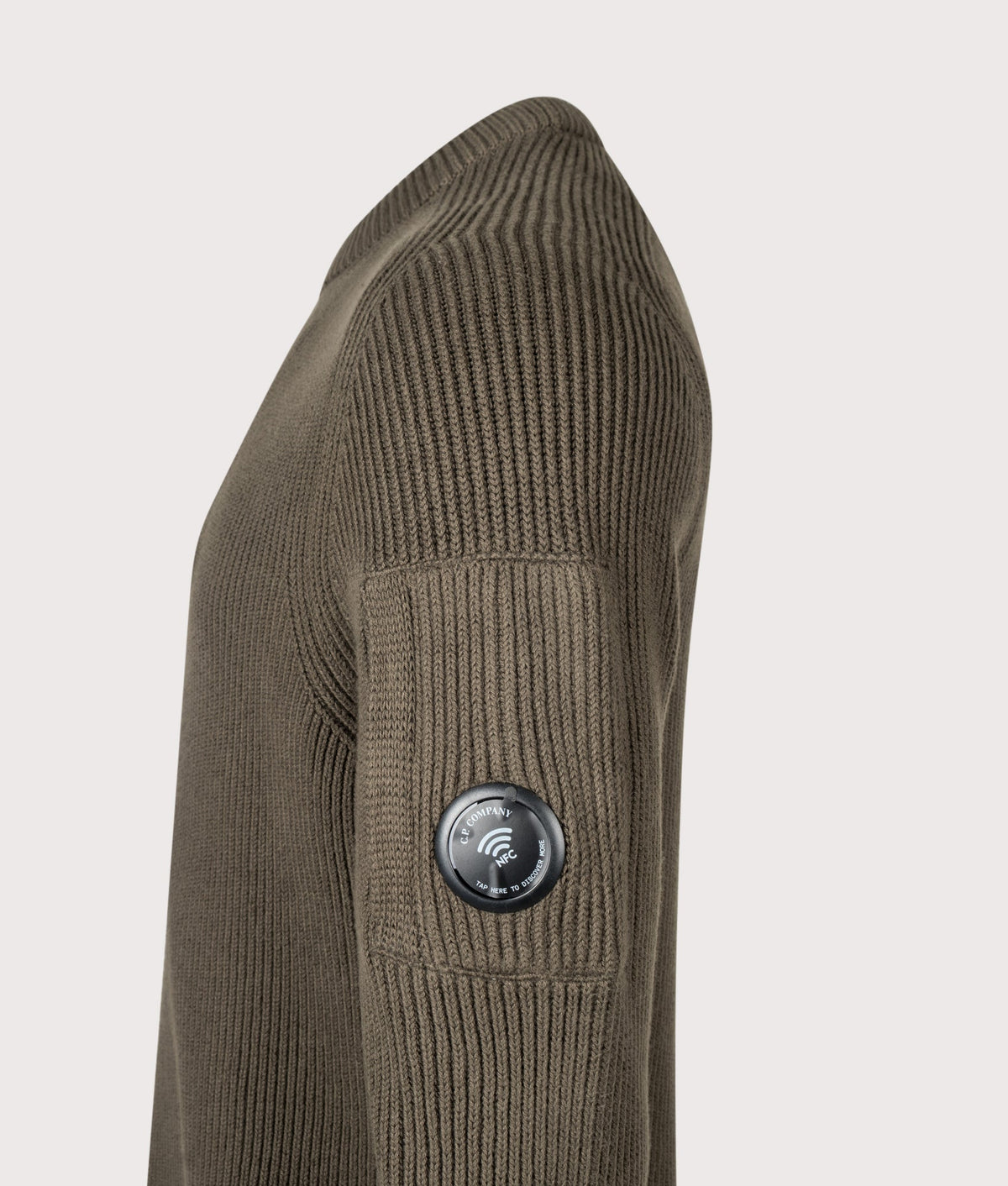 Full Rib Cotton Crewneck Lens Jumper