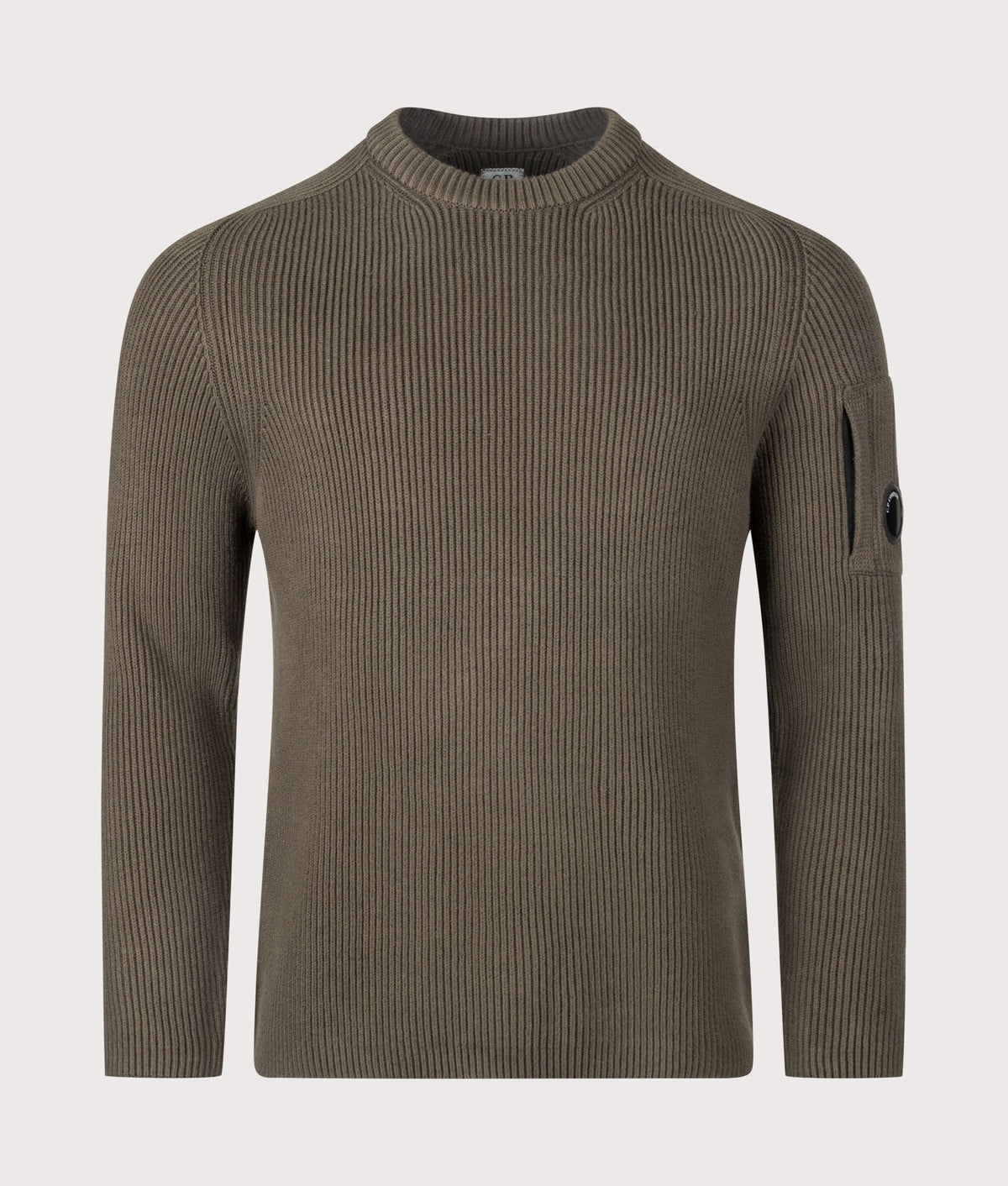 Full Rib Cotton Crewneck Lens Jumper