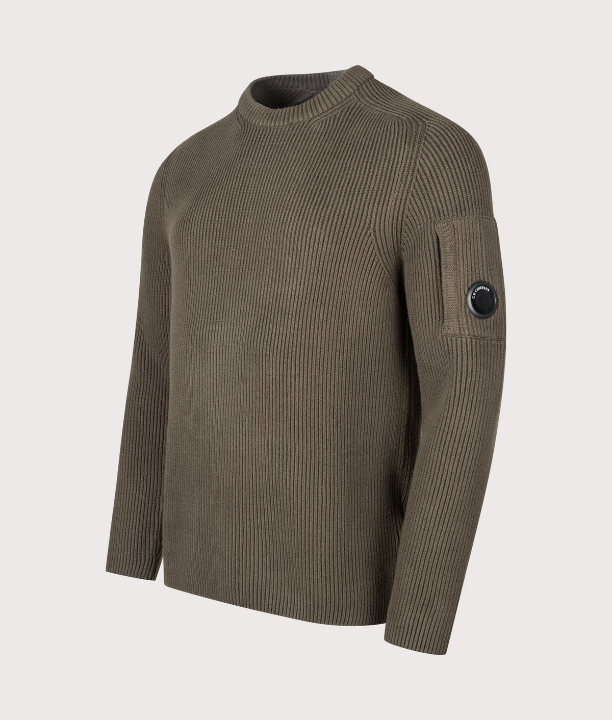 Full Rib Cotton Crewneck Lens Jumper