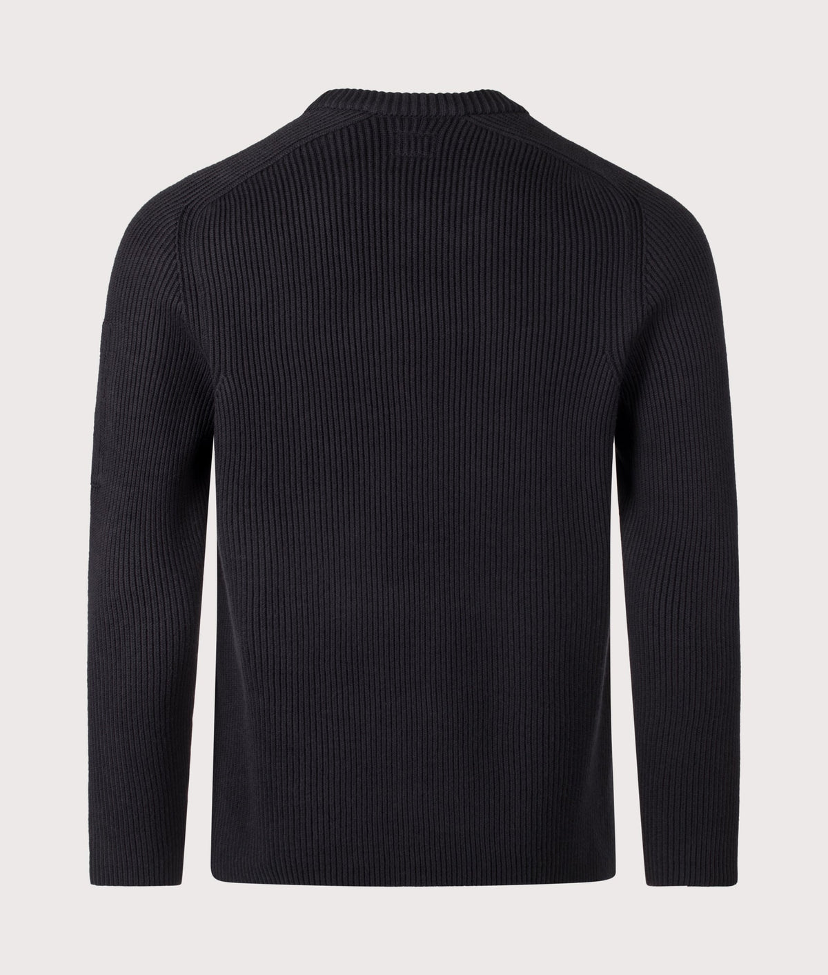 Full Rib Cotton Crewneck Lens Jumper
