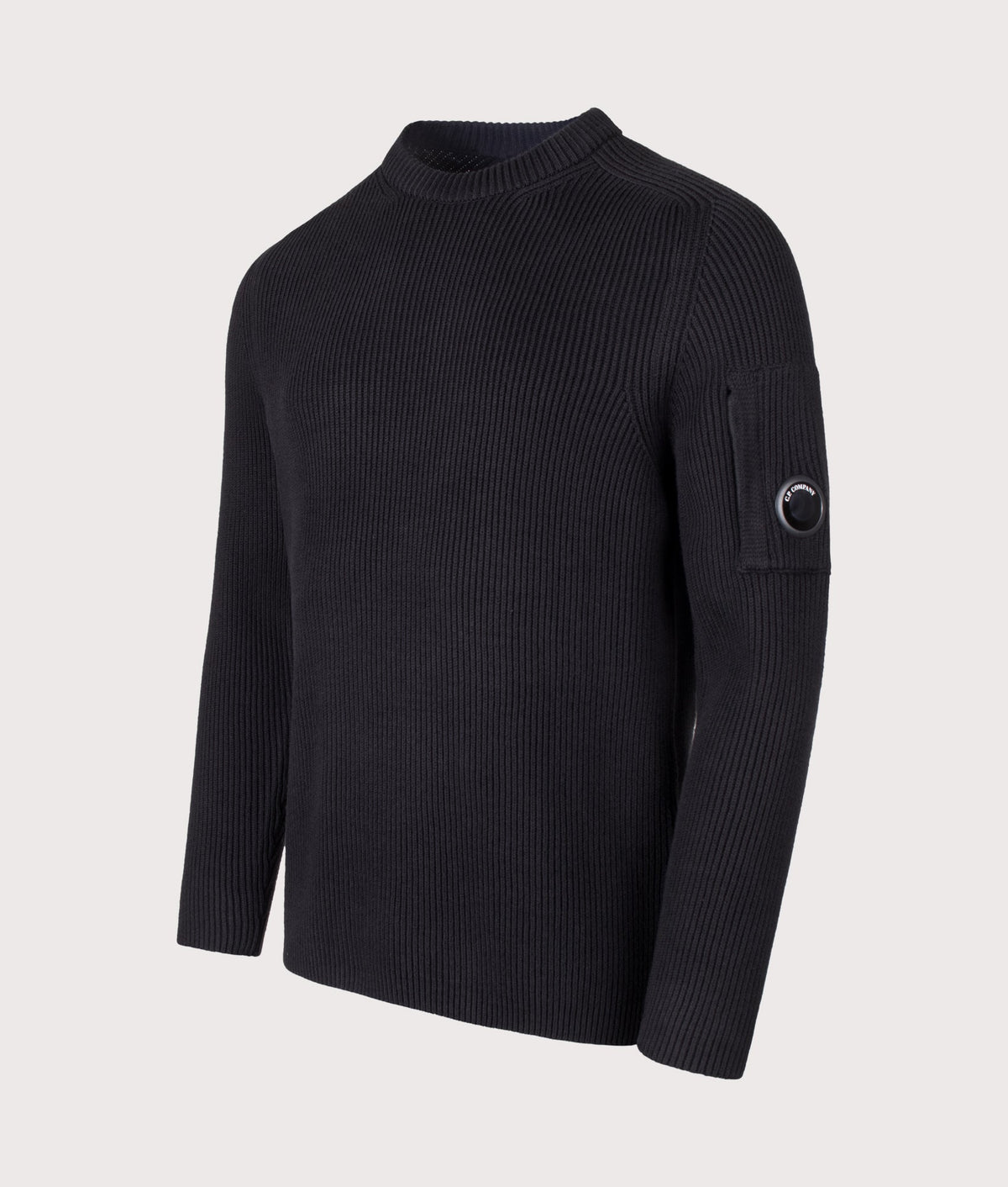 Full Rib Cotton Crewneck Lens Jumper